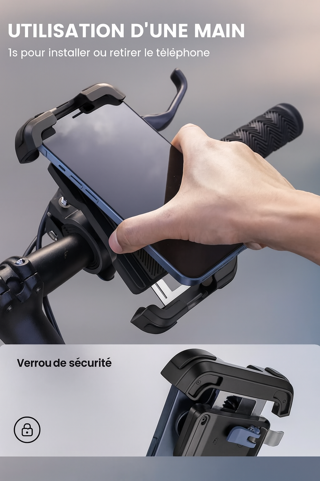 Support de téléphone pour vélos